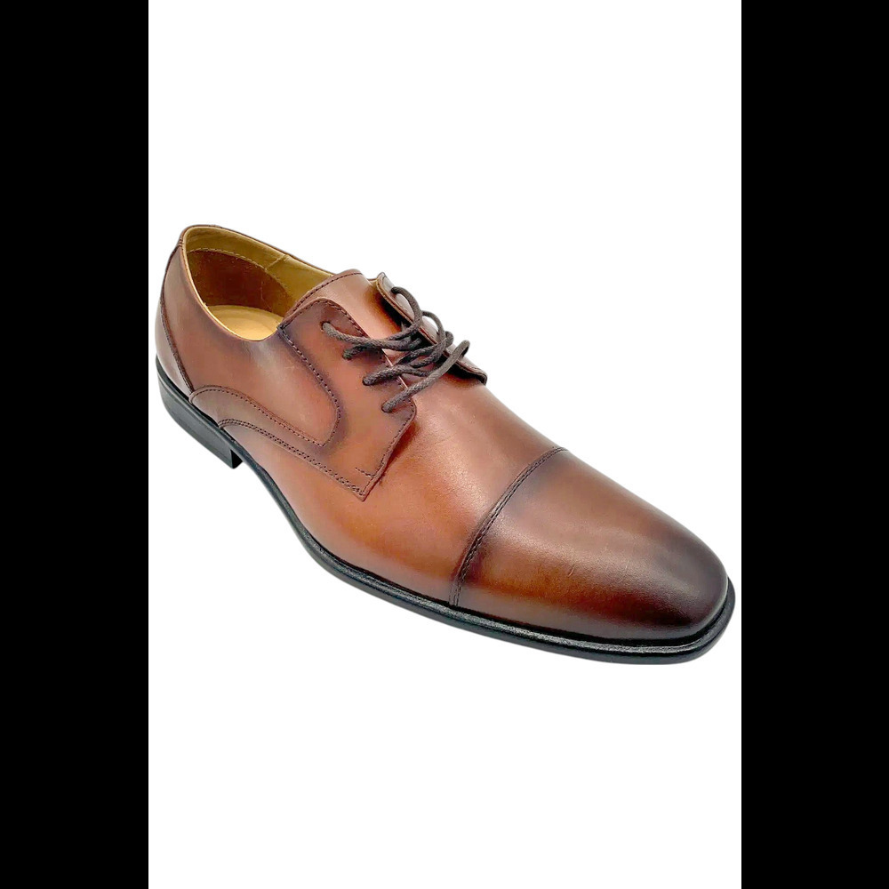 Blanco Garcia Men's Baker Cap Toe Oxford Whiskey Bronze - Medium